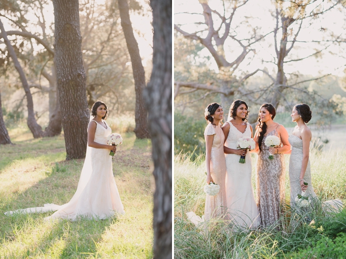 Sunset photos with Bride and bridal party