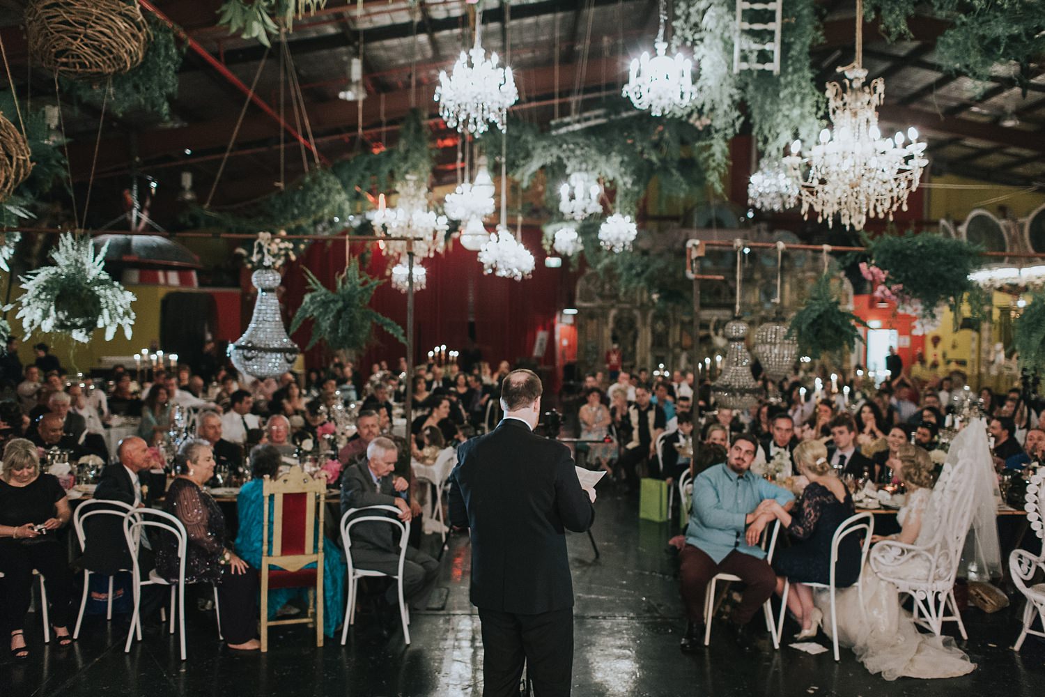 groom speaks from the heart at fairground follies in sydney