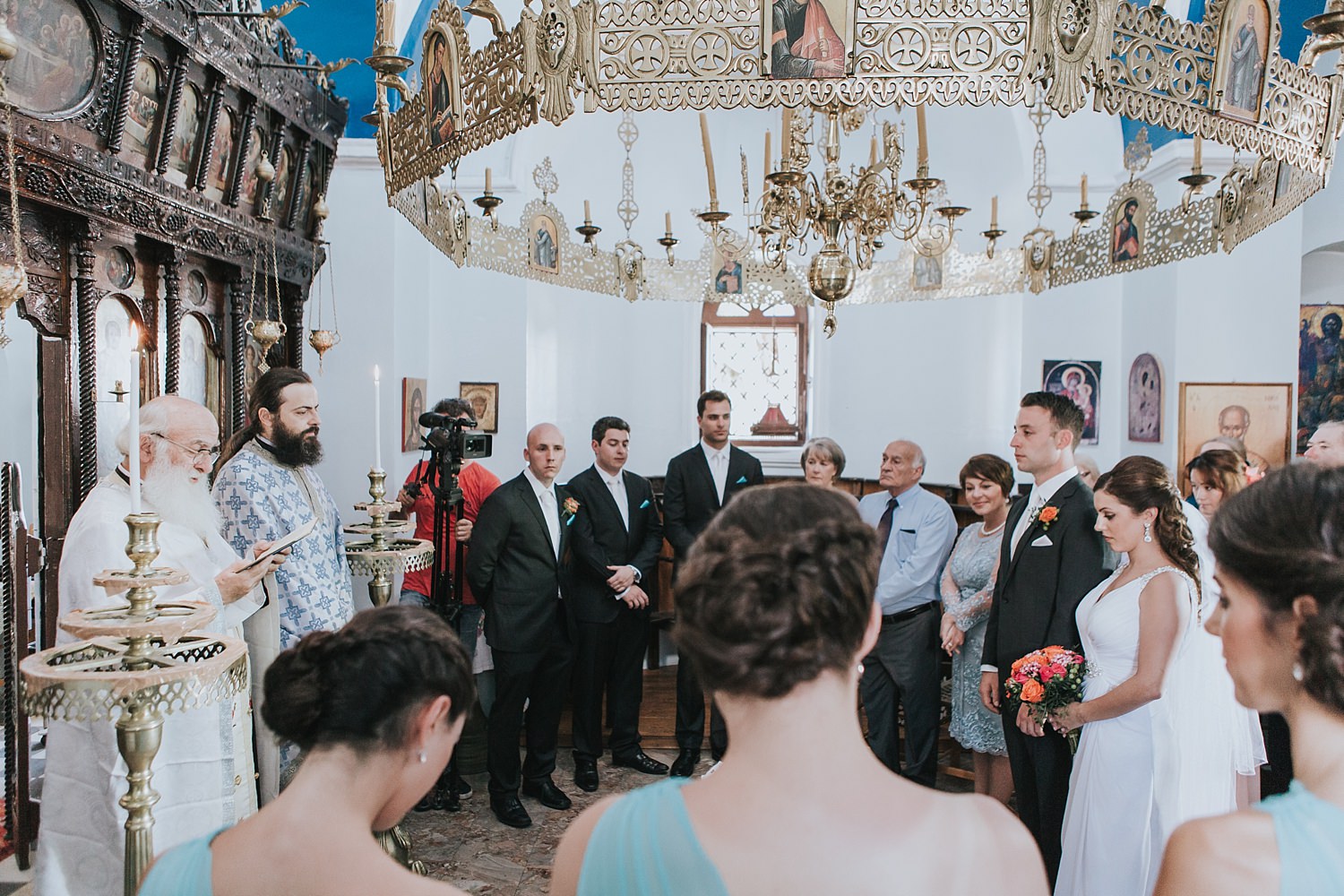 small greek orthodox wedding ceremony