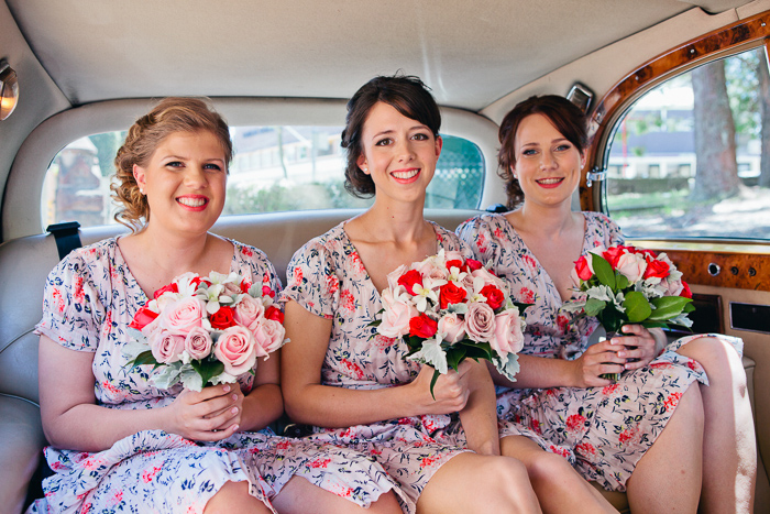 bridesmaids-in-vintage-car