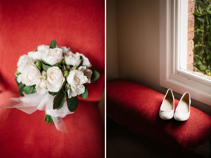 Bridal Bouquet and Shoes