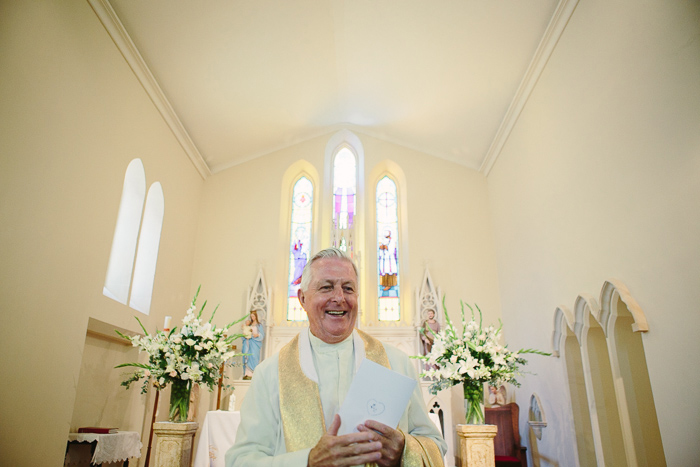Catholic Priest at Bowral Wedding Ceremony