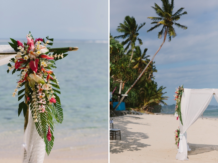 Fiji Wedding Photography on Sand