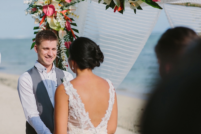 Emotional Groom on his Wedding Day in Fiji