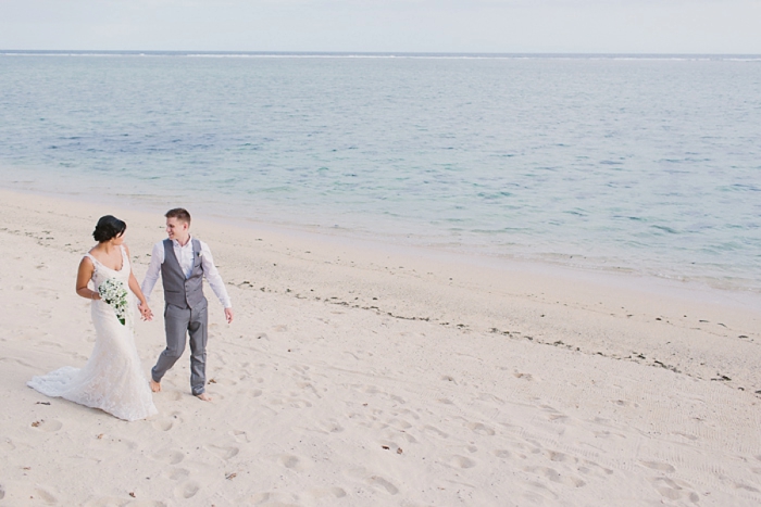Walking along the Beach after your wedding