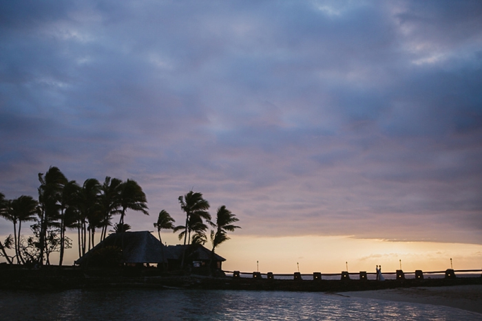 Sunset over The Wicked Walu on Fiji Coral Coast