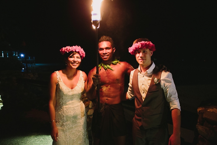 Traditional Polynesian Fire Dancers