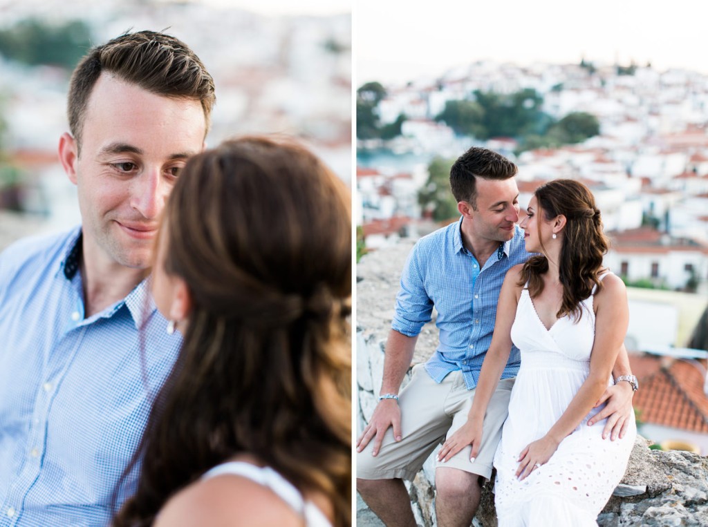 engagement photography in skiathos greece