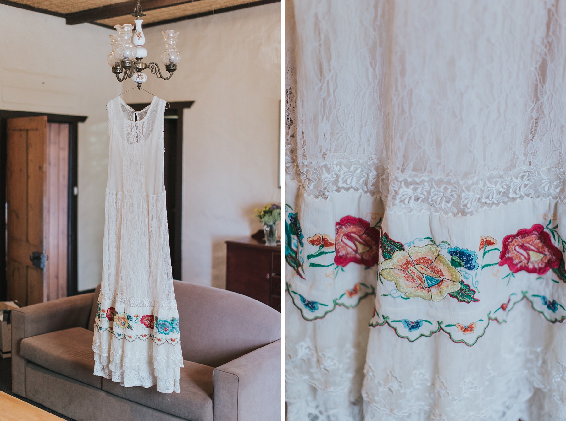 rustic lace bride wedding dress