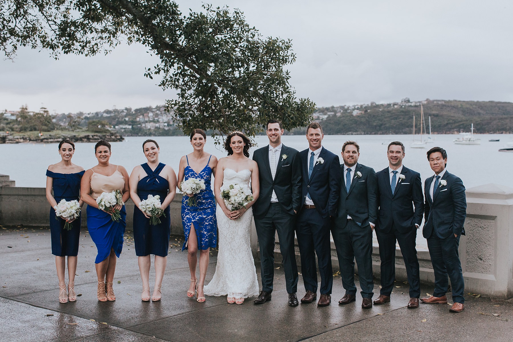 balmoral wedding photographer with bridal party