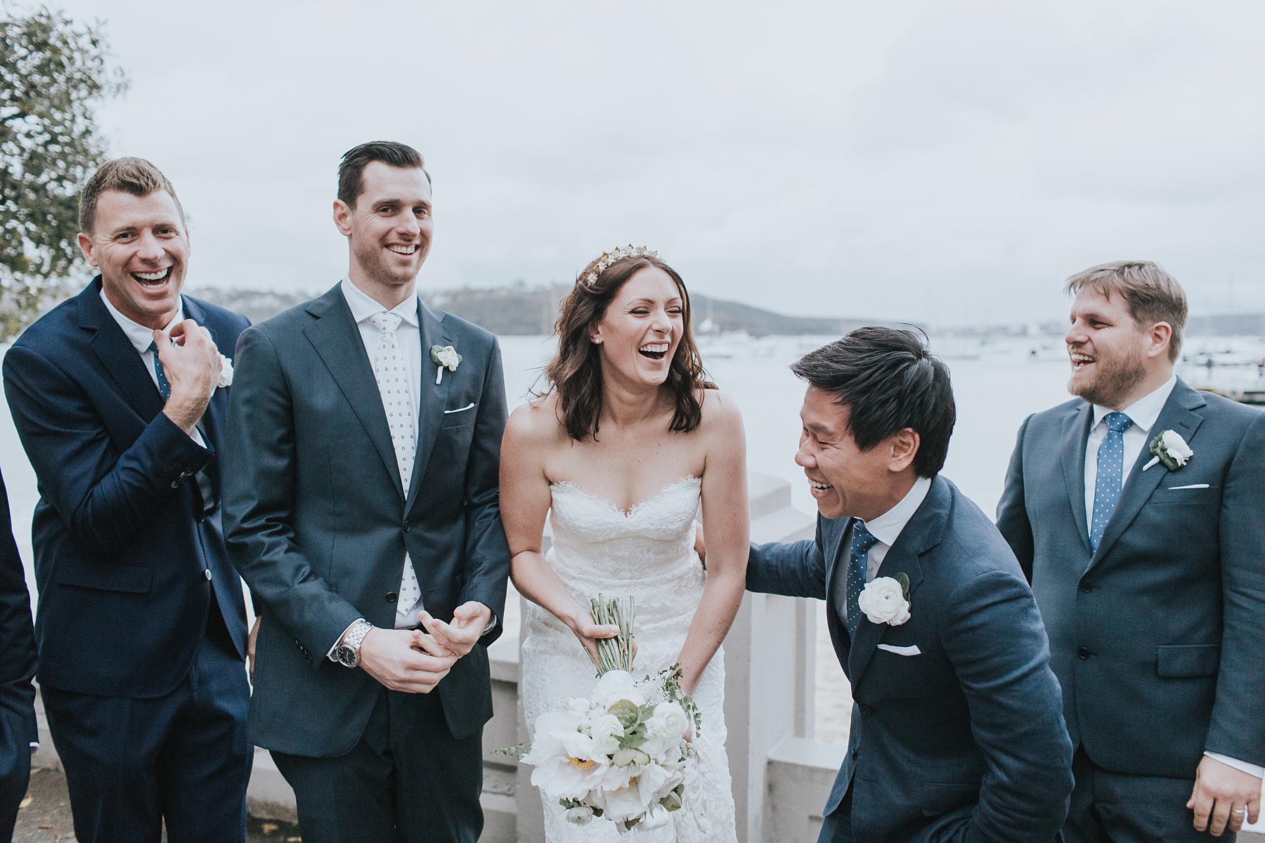 laughter is the best on your wedding day