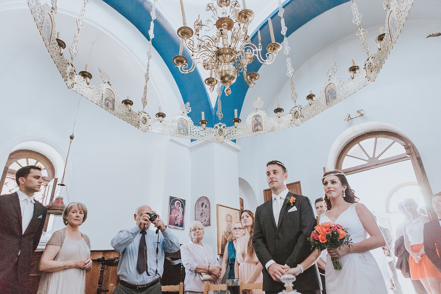 skiathos wedding ceremony in greek orthodox church