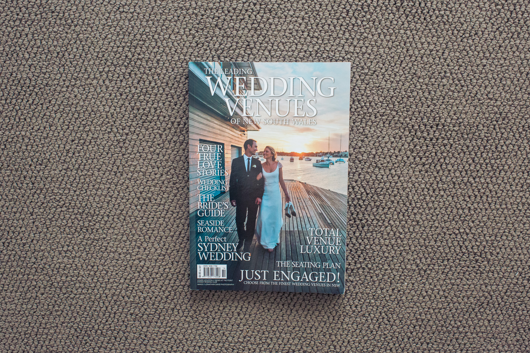 wedding magazine front cover