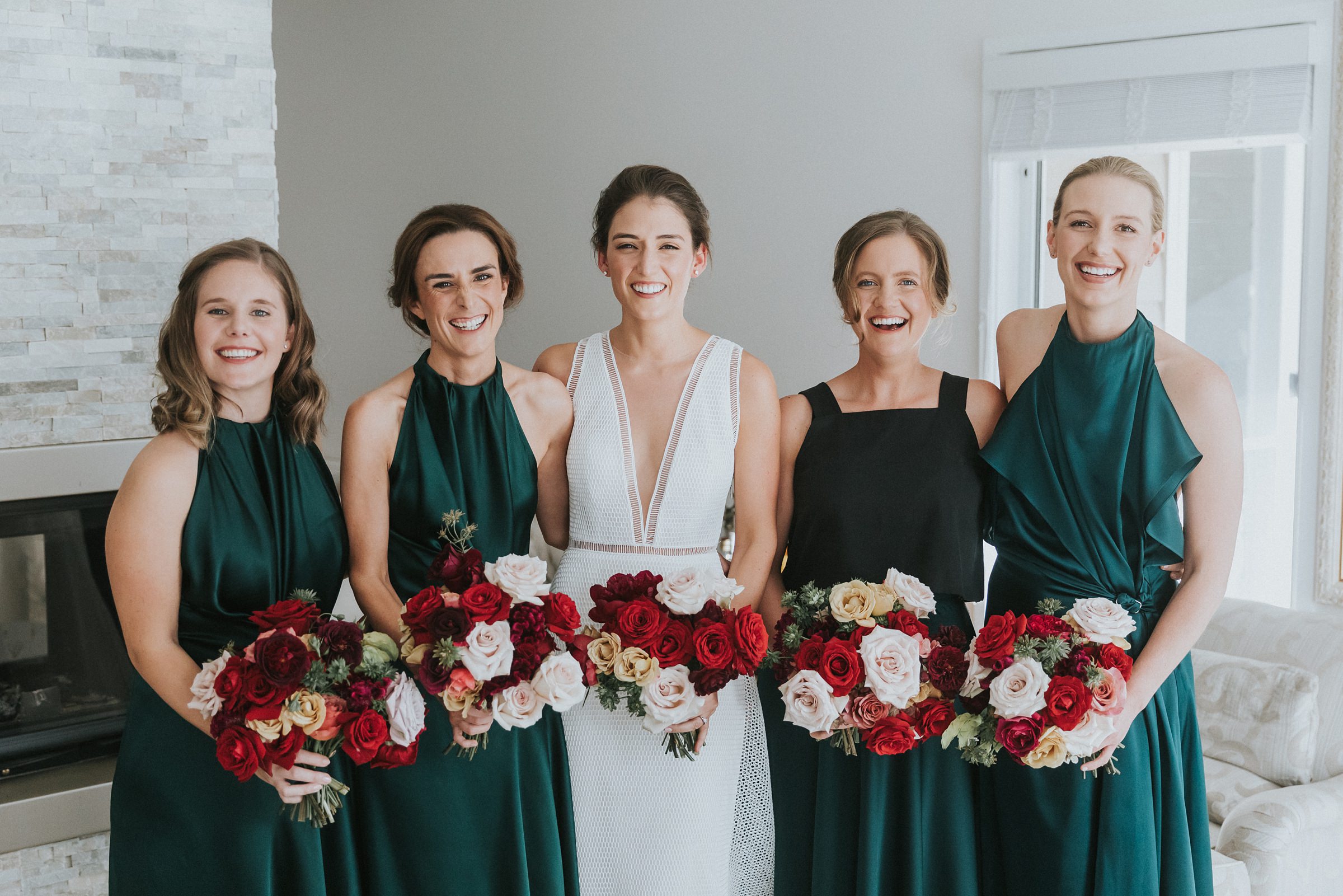 beautiful bride tribe for berry wedding