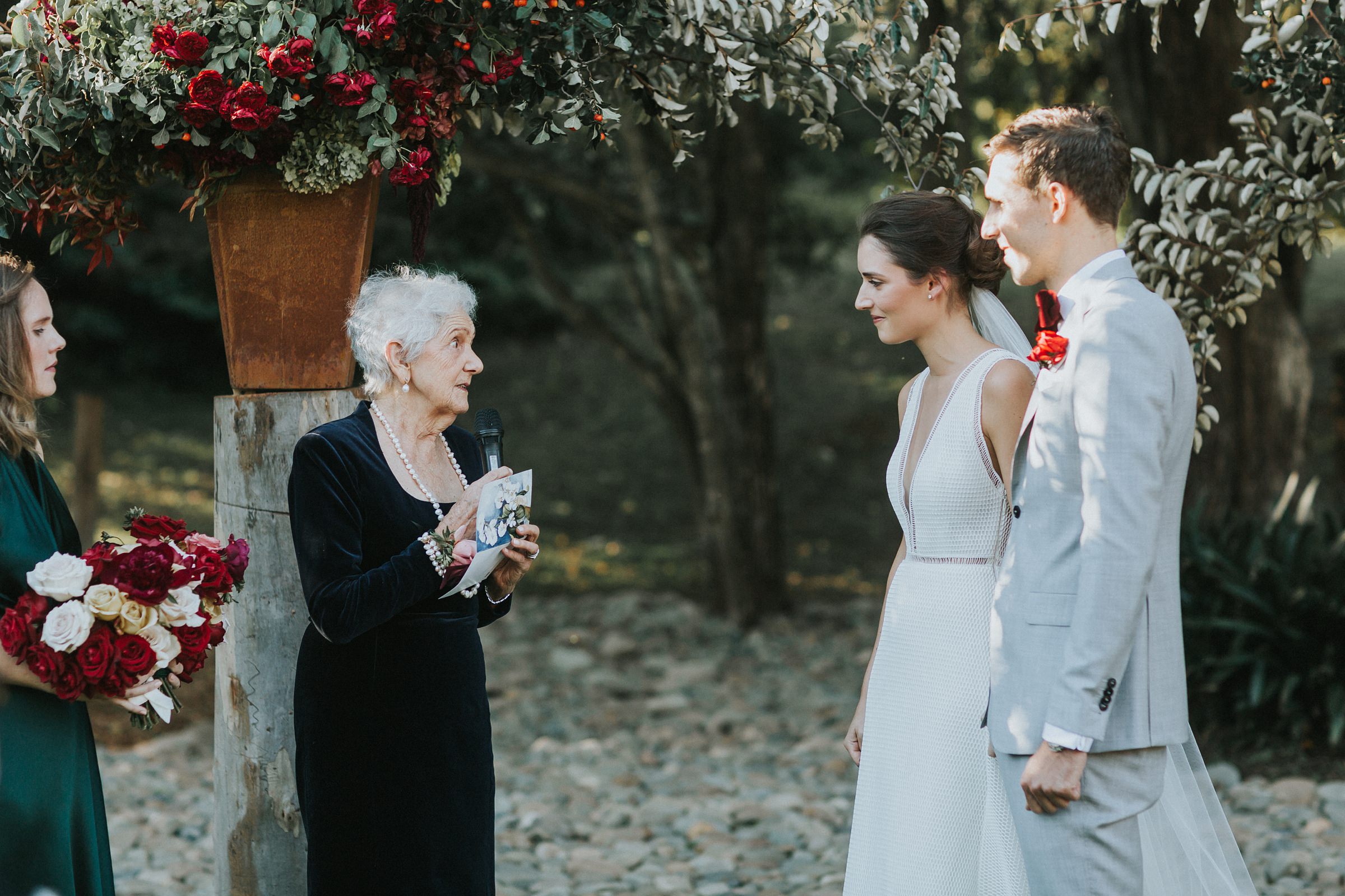 nonna leaves bride and guests in tears during emotional wedding speech