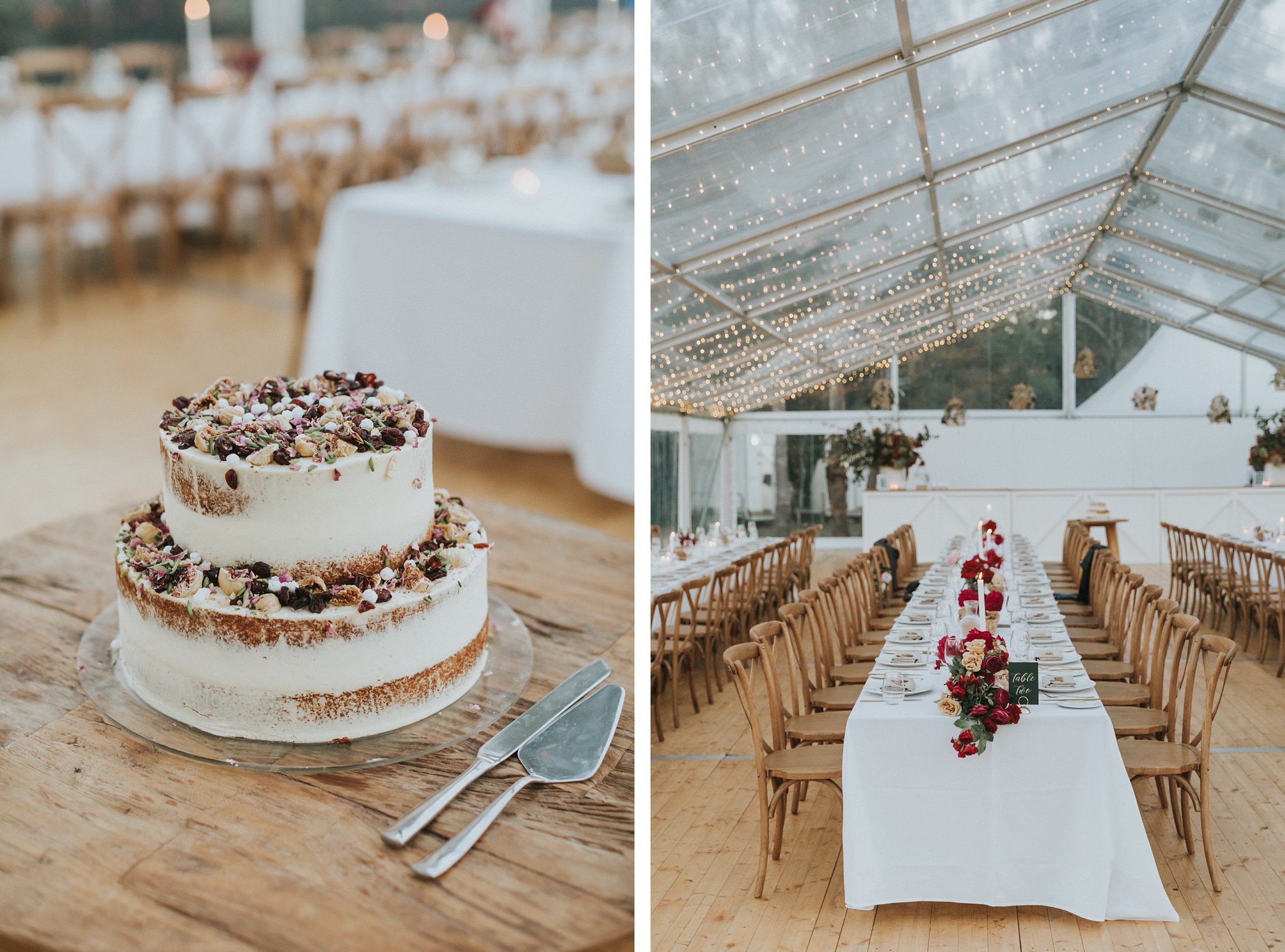 white top events styling and wedding cake