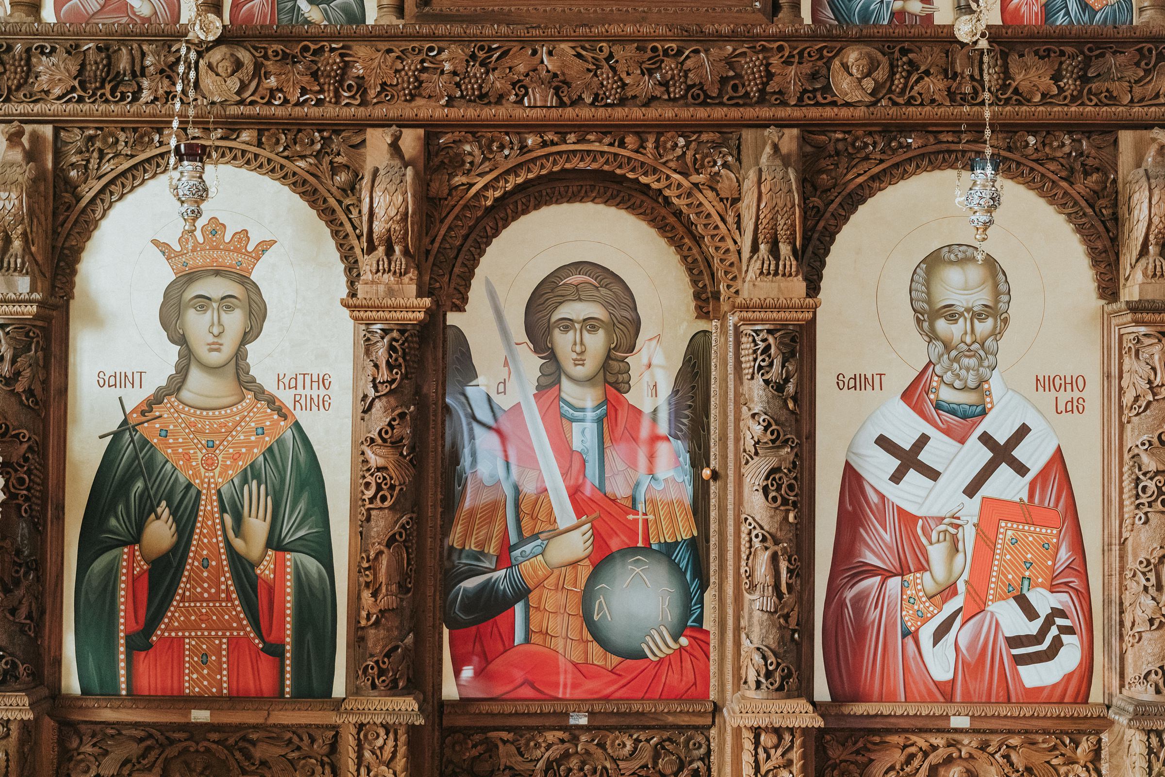 orthodox icons during wedding ceremony in sydney