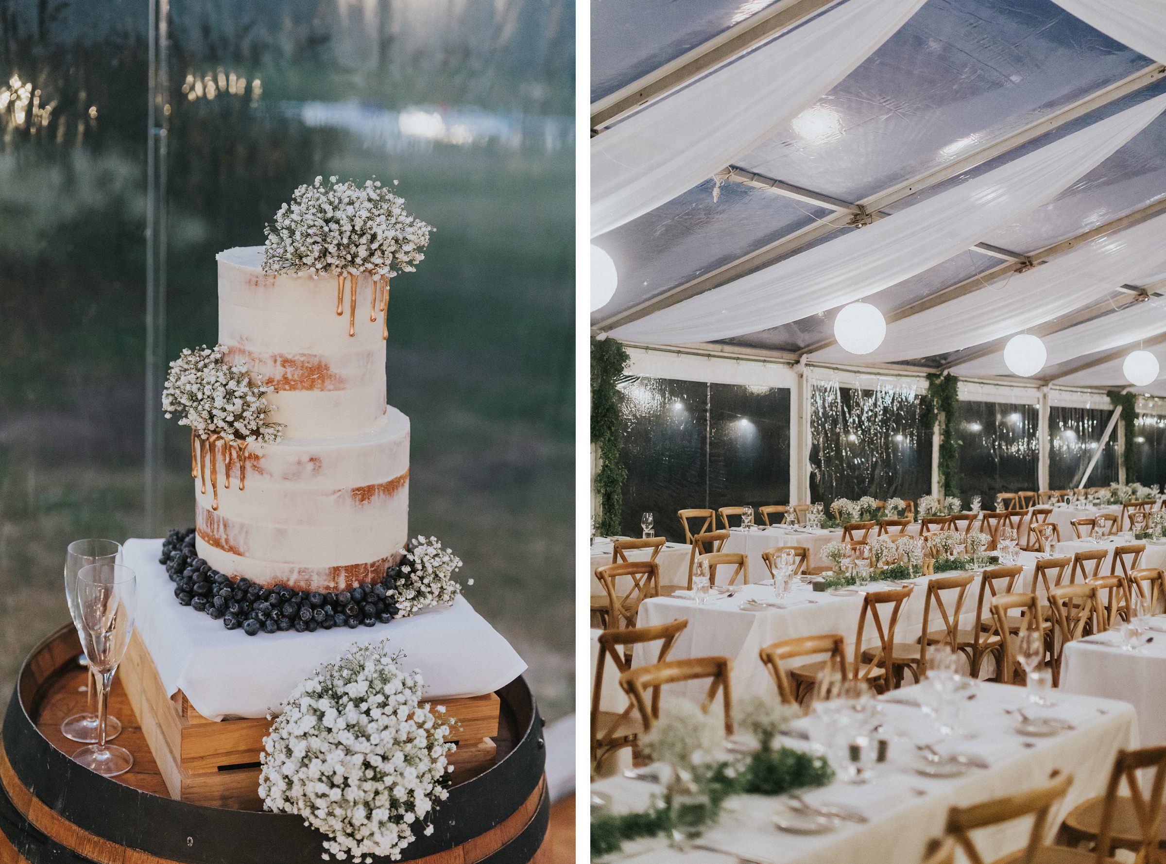 detail photos of wedding reception at centennial homestead